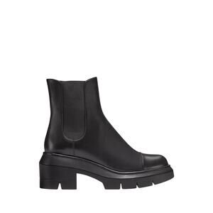 Stuart Weitzman Sleek Black Norah Chelsea Boots Size 8